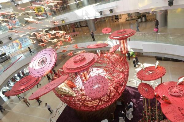 ifc商場 百鳥歸巢迎新春